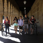 Students in Stanford Quad